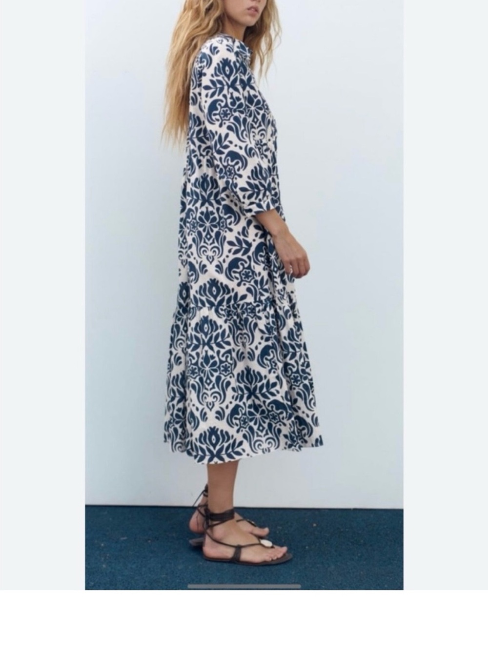 zara the sunny dress blue - Picture 2 of 12